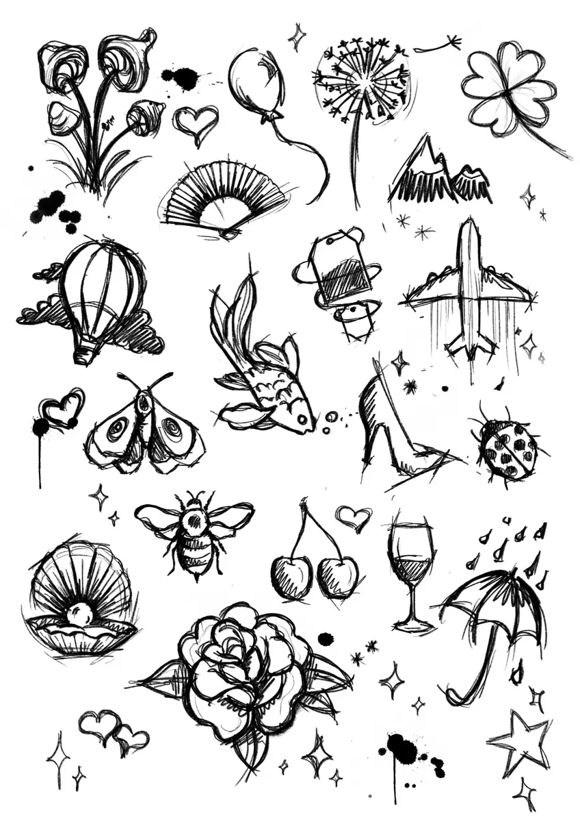 Tattoo flash hires stock photography and images  Alamy